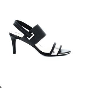 Alfani | Genevia Slingback Sandals | Black with Pewter 🖤🤍